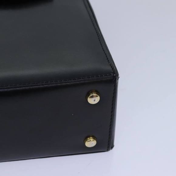 CELINE Hand Bag Leather Black Auth 81636 - Picture 15 of 16